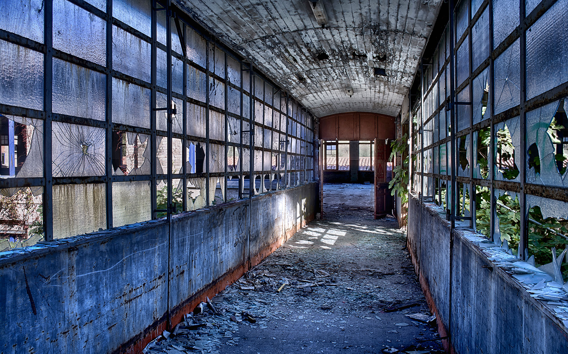 La Blava corredor vidre